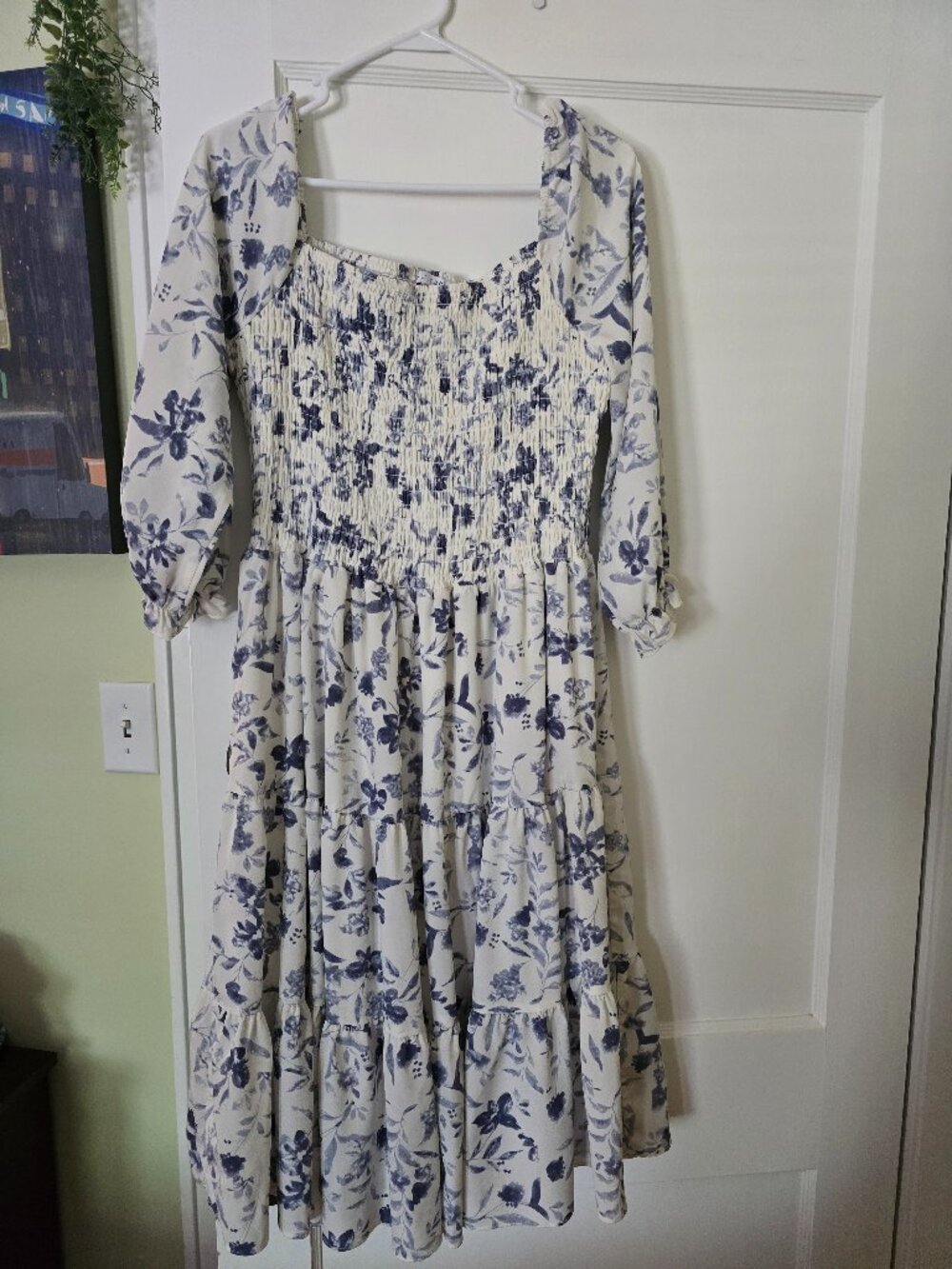 Marta Smocked Midi Dress